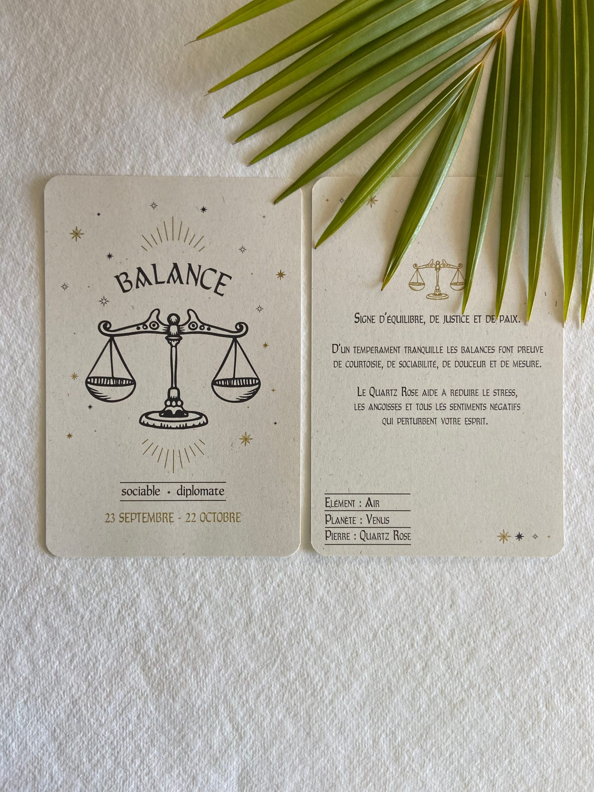 Carte Postale Balance